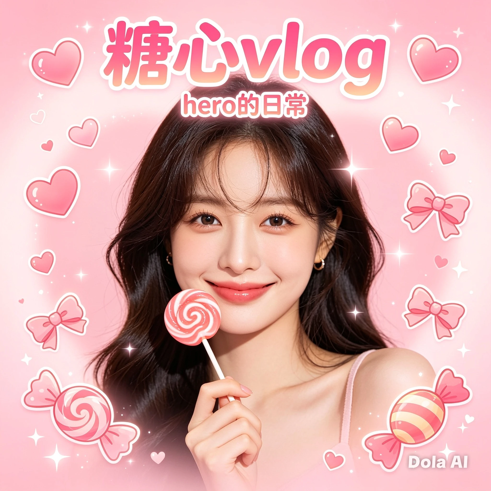 糖心Vlog品牌生活记录主题视觉